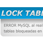 Error MySQL: LOCK TABLES WRITE al configurar Joomla 1.6