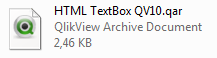 Extension de TextBox HTML para QlikView 10